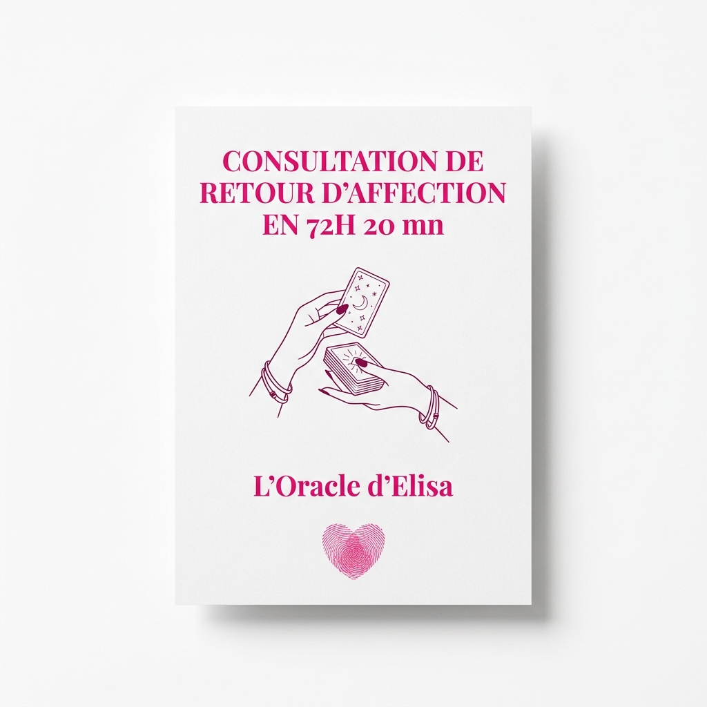 Consultation de retour d'affection en 72H par Elisa